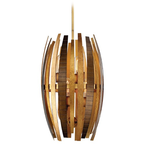 Manitou Ardor Gold Pendant by Metropolitan Lighting