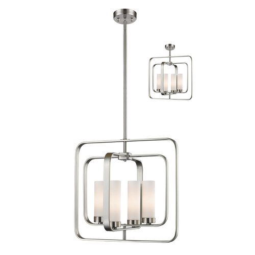 Z-Lite Aideen Brushed Nickel Pendant by Z-Lite 6000SFC-BN