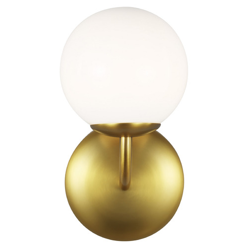Visual Comfort Studio Collection Aerin Galassia Burnished Brass LED Sconce