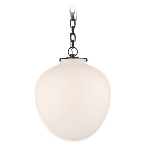 Visual Comfort Signature Collection Thomas OBrien Katie Acorn Pendant in Bronze by Visual Comfort Signature TOB5226BZG2WG