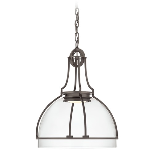 Visual Comfort Signature Collection Chapman & Myers Gracie LED Dome Pendant in Bronze by Visual Comfort Signature CHC5482BZCG