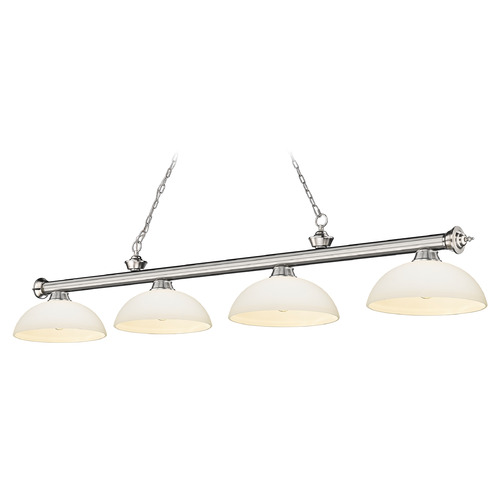 Z-Lite Cordon Brushed Nickel Billiard Light by Z-Lite 2306-4BN-DMO14