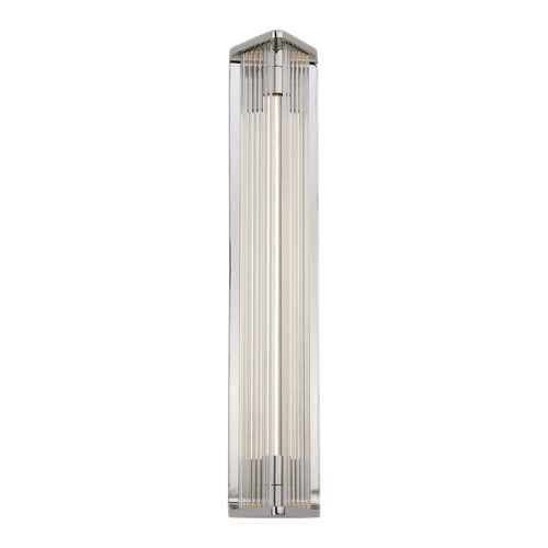 Alora Lighting Elisa Carlucci Sabre Polished Nickel LED Vertical Bathroom Light