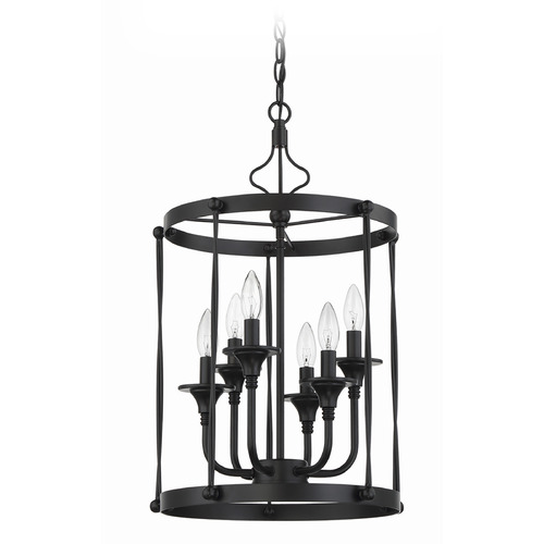 Jolenne Flat Black Pendant by Craftmade Lighting