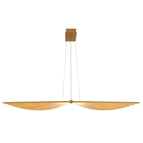 Seraph 59-Inch LED Linear Chandelier in Gold by Eurofase