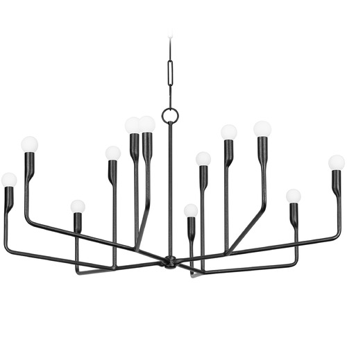 Troy Lighting Norman Forged Iron Chandelier