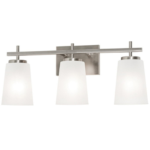 Afx Lighting Joanna Satin Nickel Bathroom Light