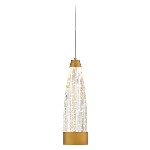 Modern Forms by WAC Lighting Mystic LED Mini Pendant in Aged Brass by Modern Forms PD-11912-AB