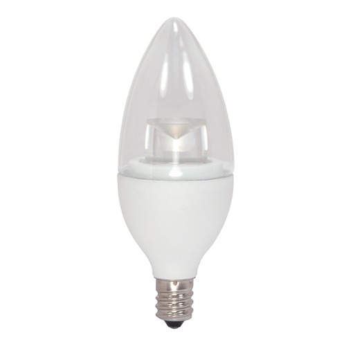 Satco Lighting LED Bulb Flame Candelabra 290-Degree 2700K 120V Dimmable by Satco Lighting S8951