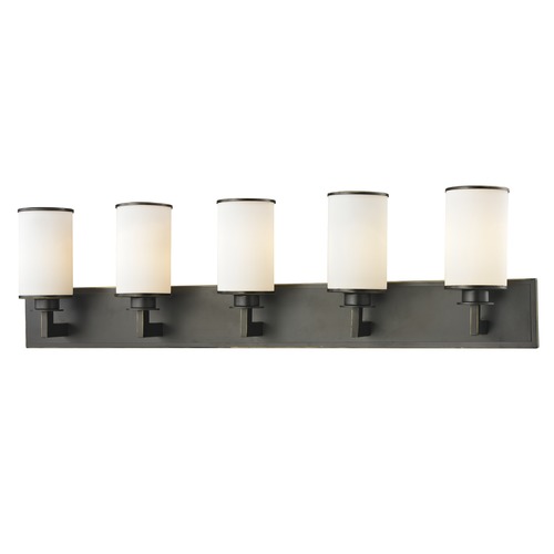 Z-Lite Savannah Olde Bronze Bathroom Light by Z-Lite 413-5V