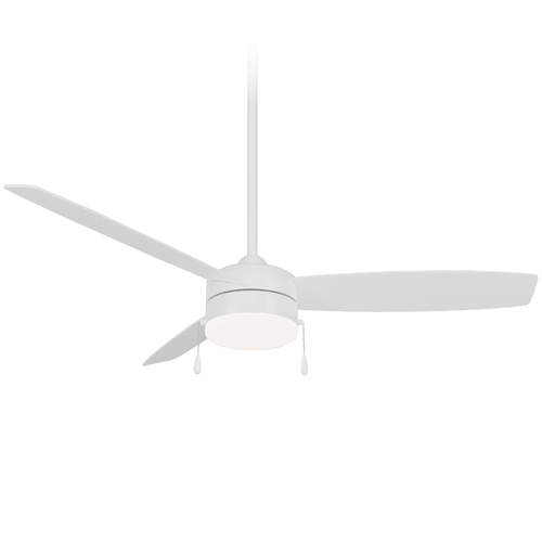 Airetor III 54-Inch LED Fan in Flat White by Minka Aire