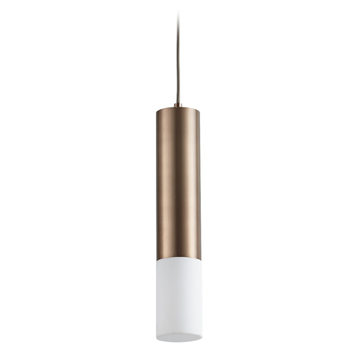 Oxygen Opus Acrylic LED Pendant in Satin Copper by Oxygen Lighting 3-654-25