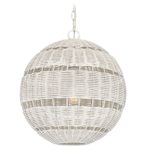 Quoizel Lighting Lindendale Outdoor Hanging Light in Antique White by Quoizel Lighting QP5571AWH