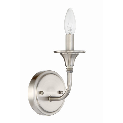 Craftmade Lighting Jolenne Brushed Polished Nickel Sconce by Craftmade Lighting 57061-BNK