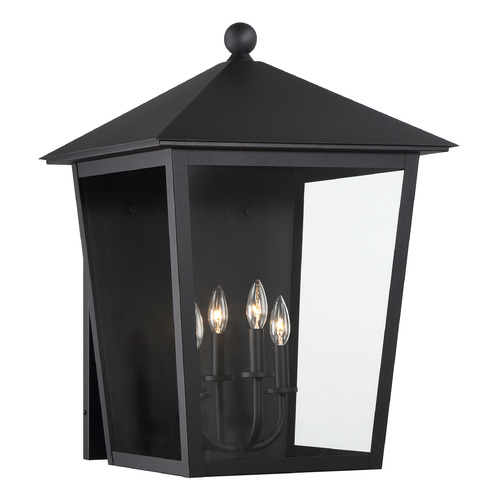 Minka Lavery Noble Hill Sand Coal Outdoor Wall Light