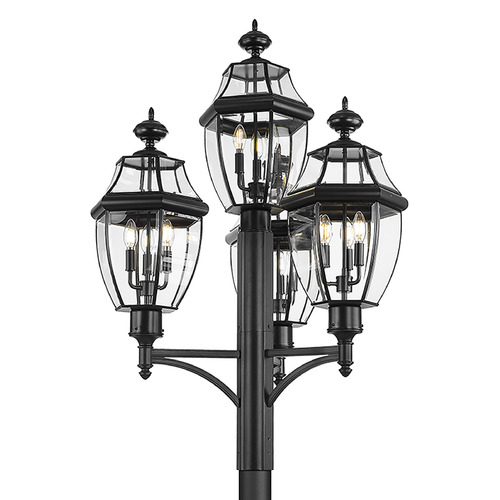 Z-Lite Westover Black Post Light