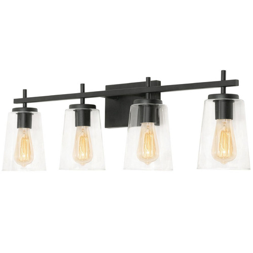 Afx Lighting Joanna Black Bathroom Light