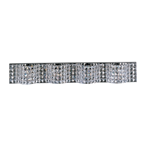 ET2 Lighting Wave 34-Inch Crystal Vanity Light in Polished Chrome by ET2 Lighting E24278-20PC