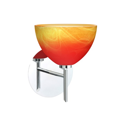 Besa Lighting Brella Chrome LED Sconce