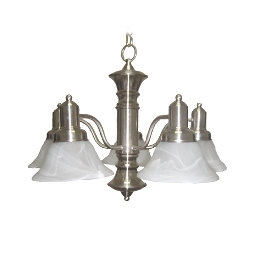 Maxim Lighting Newburg Satin Nickel Chandelier by Maxim Lighting 20325MRSN