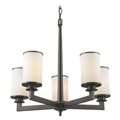 Z-Lite Savannah Olde Bronze Chandelier by Z-Lite 413-5