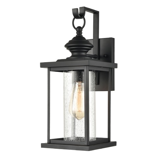 Elk Lighting Elk Lighting Minersville Matte Black Outdoor Wall Light 45450/1