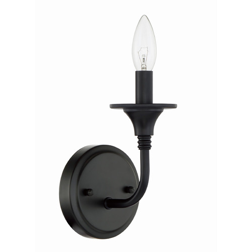 Craftmade Lighting Jolenne Flat Black Sconce by Craftmade Lighting 57061-FB