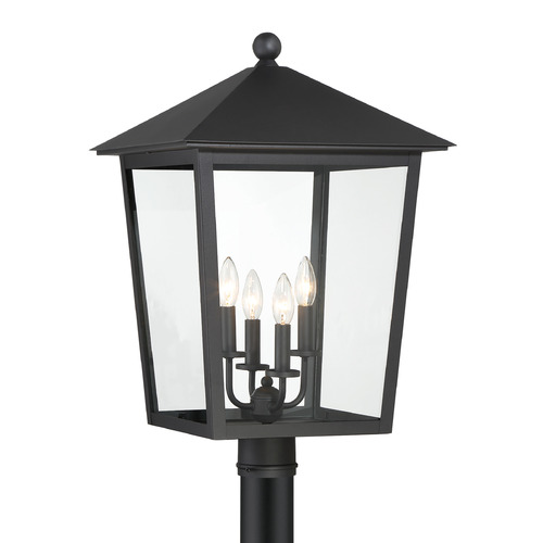 Minka Lavery Noble Hill Sand Coal Post Light