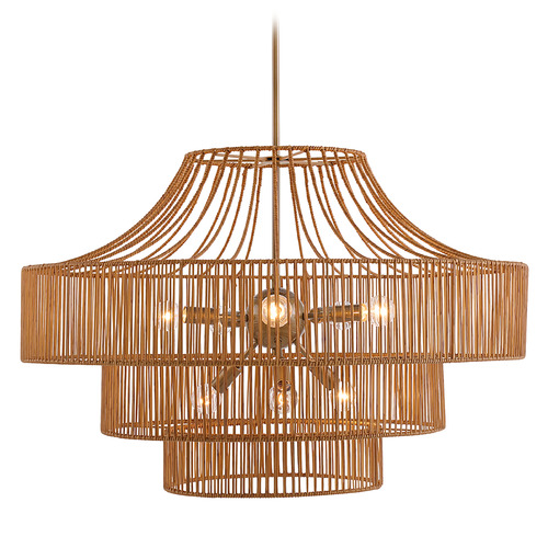 Savoy House Savoy House Lighting Medlock Burnished Brass Outdoor Chandelier 7-9906-8-171