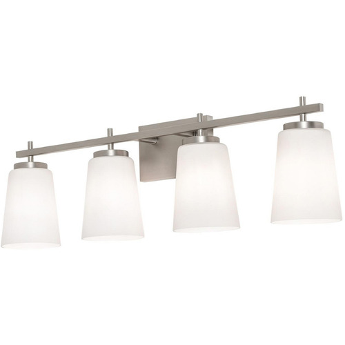 Afx Lighting Joanna Satin Nickel Bathroom Light