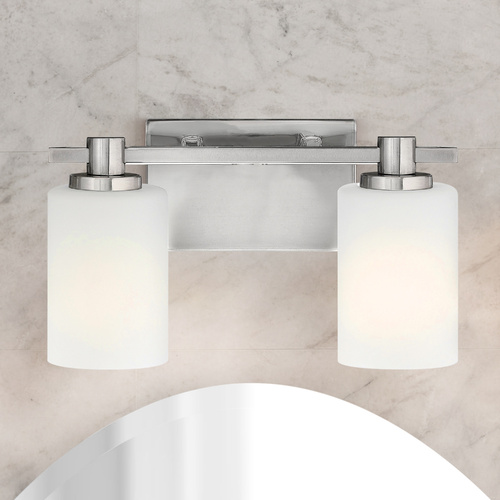 Hinkley Karlie 2-Light Brushed Nickel Bath Light by Hinkley Lighting 54622BN