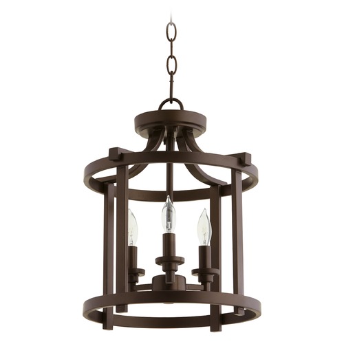 Lancaster Oiled Bronze Pendant by Quorum Lighting