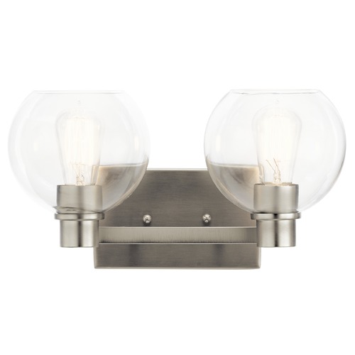 Transitional Bathroom Light Brushed Nickel Harmony by Kichler Lighting