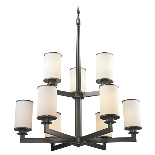 Savannah Olde Bronze Chandelier by Z-Lite