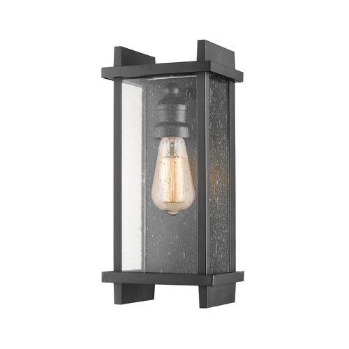 Fallow Black Outdoor Wall Light by Z-Lite