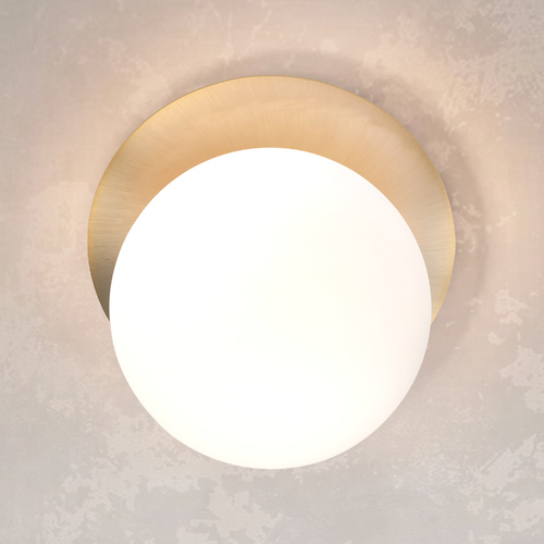 Vesper Satin Brass & Black Sconce by Maxim Lighting