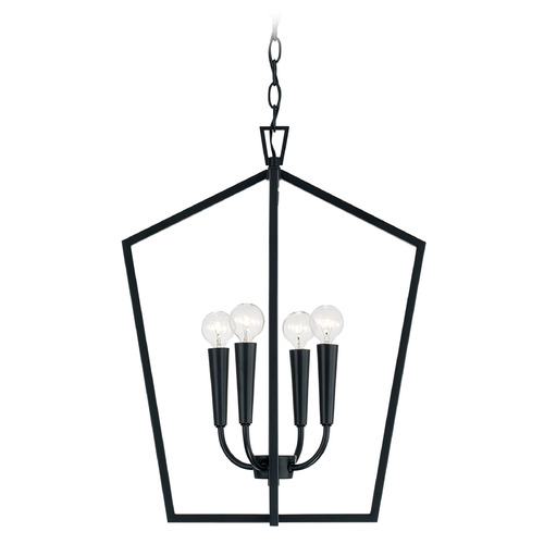 Holden 4-Light Pendant in Matte Black by Capital Lighting