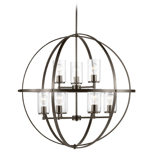 Generation Lighting Alturas 32.50-Inch Brushed Oil Rubbed Bronze Chandelier by Generation Lighting 3124679-778