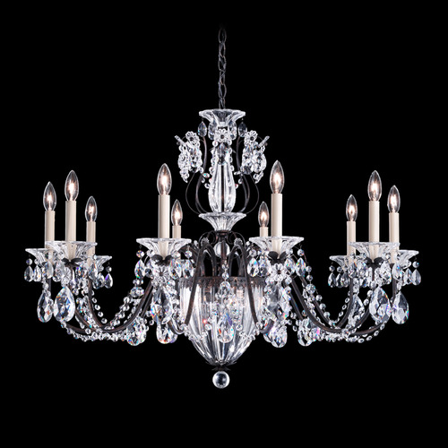 Schonbek Worldwide Lighting Bagatelle Heirloom Bronze Chandeliers with Center Bowl