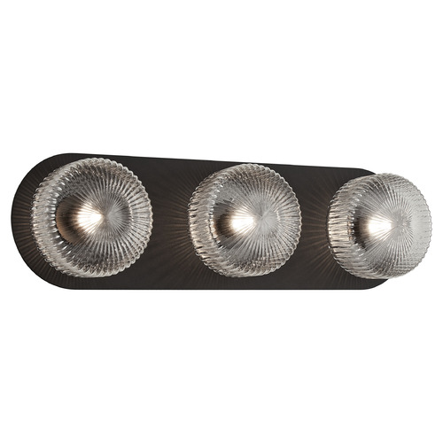 Matteo Lighting Knobbel Matte Black LED Vertical Bathroom Light by Matteo Lighting S01303MBCL