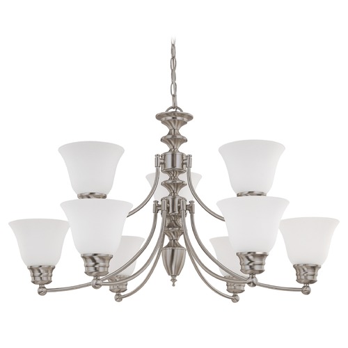 Nuvo Lighting Chandelier in Brushed Nickel by Nuvo Lighting 60/3256