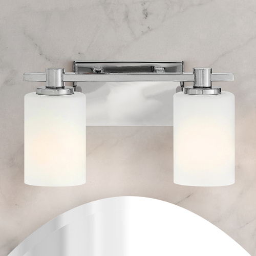 Karlie 2-Light Chrome Bath Light by Hinkley Lighting