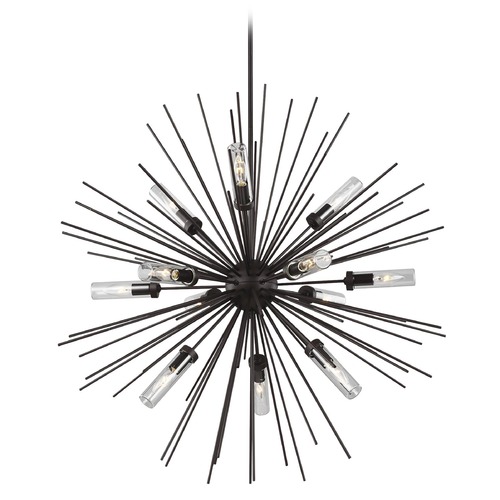 Hilo Oil Rubbed Bronze Outdoor Chandelier by Visual Comfort Studio