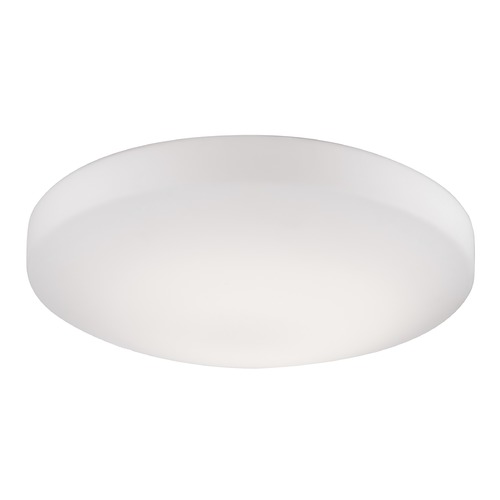 Modern White LED Flush Mount with White Shade 3000K 744LM by Kuzco Lighting