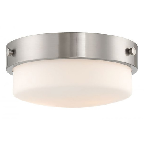 Oak Street Brushed Polished Nickel Flush Mount by Craftmade Lighting