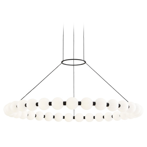 Visual Comfort Modern Collection Orbet 36-Inch LED Chandelier in Black by Visual Comfort Modern 700OBT36B-LED927