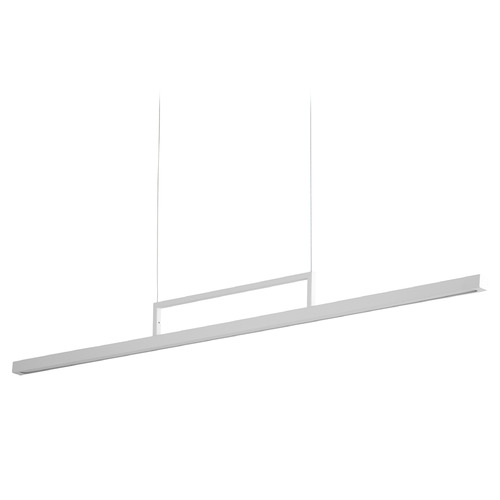 Stylus 48-Inch LED Linear Pendant in White by Oxygen Lighting