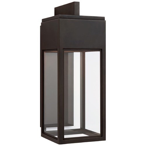 Chapman & Myers Irvine Medium Wall Lantern in Bronze by Visual Comfort Signature