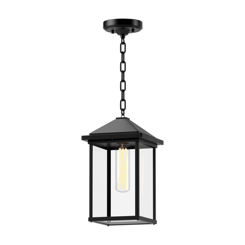 Alora Lighting Alora Lighting Larchmont Textured Black Outdoor Hanging Light EP552009BKCL