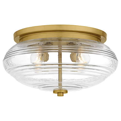 Quoizel Lighting Quoizel Lighting Gatonby Brushed Gold Flushmount Light QFL6773BRG